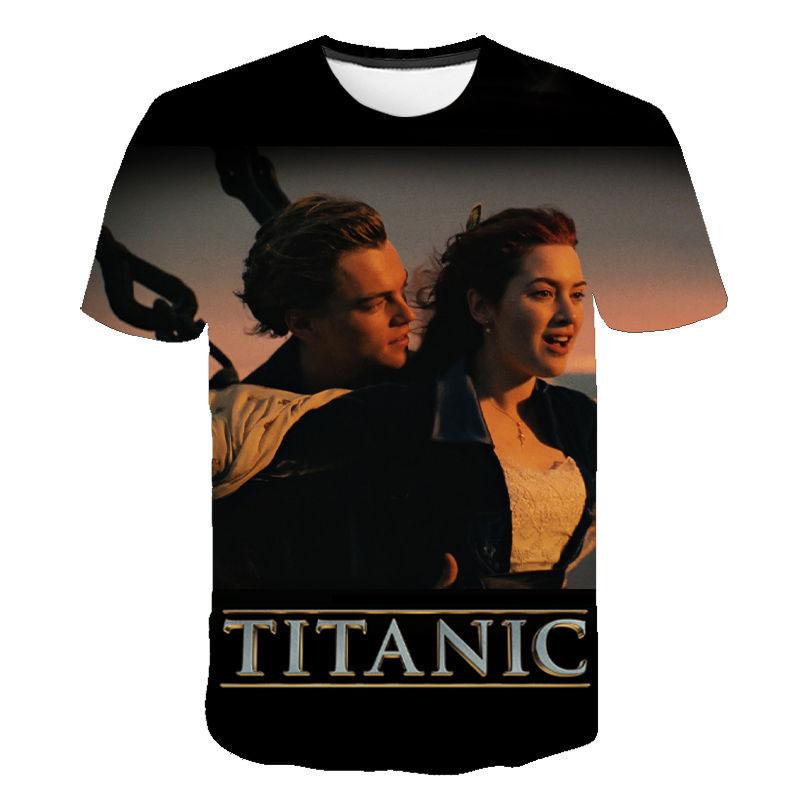 Titanic Movie 3D Printed T-Shirts Men Women Casual Fashion Streetwear Oversized Short Sleeve T Shirt Male Tees Tops Man Clothing