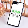 Krajews Vegan Vegetarian Quote Phone Case Cover For IPhone 18 17 Air 16 15 14 plus 11 12 13 pro max coque Shell Fundas