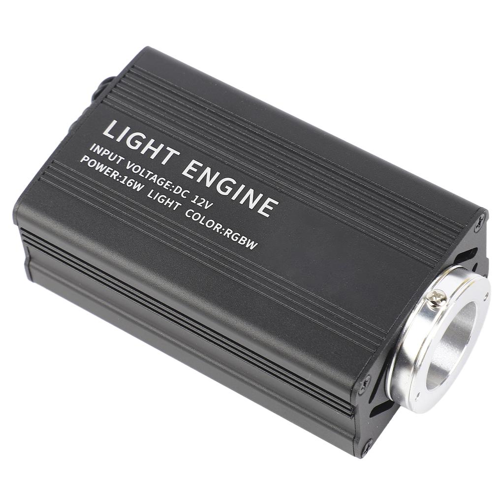 16W Glasfaserlicht RGBW Fernbedienungsbeleuchtung für Bluetooth APP-Steuerung 0,75mm X 2m KTV Bar Dekor