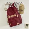 Schoolbag High Value Middle and High School Student Schoolbag Korean Version Fashionable Simple Computer Bag Outdoor Travel Cool Large Capacity 