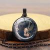 Unisex Necklace Vintage Moon Angel Antique Girl Sweater Neck Pendant Jewelry Birthday Gift