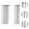 20 Pieces Stainless Steel Fruit Sticks Decorative Reusable Utensils Cocktail