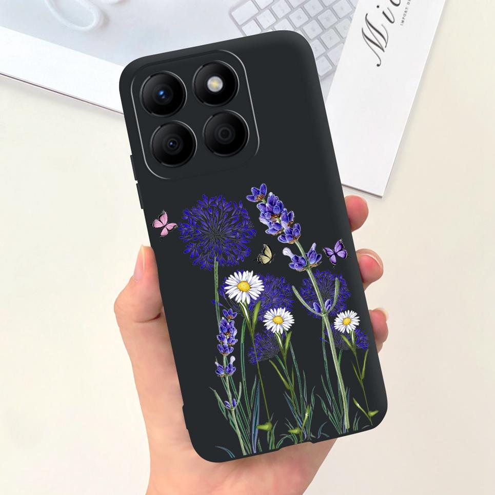 Women Fashion Girly Phone Case For Huawei Honor X9b Honor X8b Coque Funda Flower Pattern Soft Silicone Funda HonorX9b 5G Coques