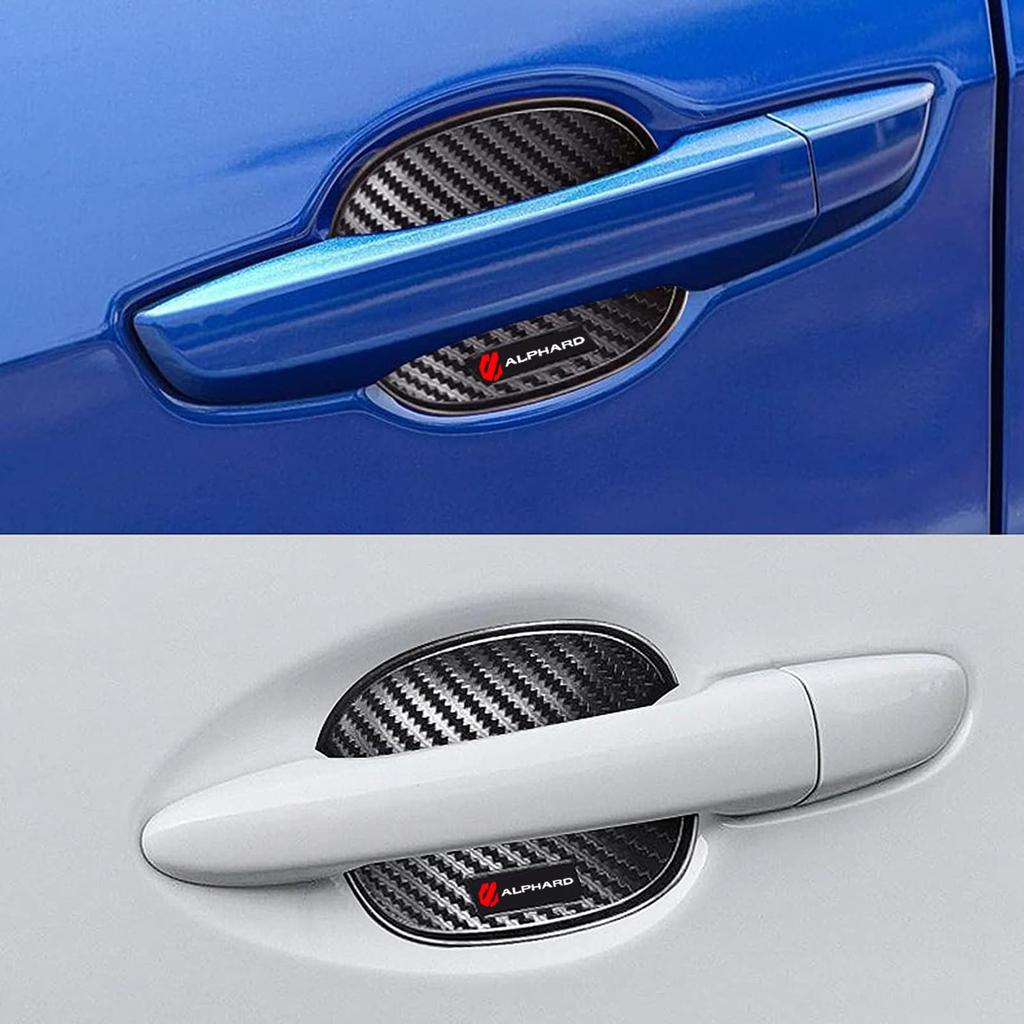 Door Handle Protector for Toyota Alphard 20 Series 30 Series 40 Series Car Carbon