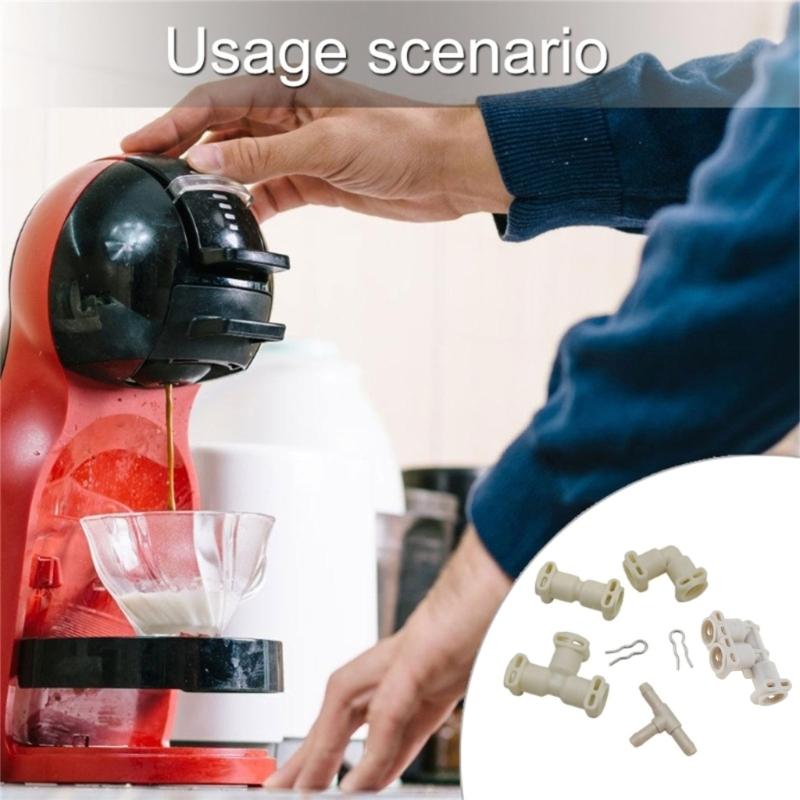 Coffee Machine Water Connector Adapter Clip Universal Adapter with Easy Installation Leak Prevention for Home Use