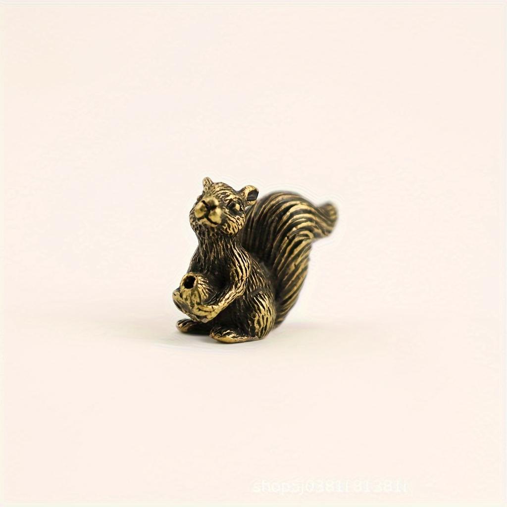 1 Stück Eichhörnchen Nuss Tee Haustier Räuchergefäß Ornament Heimdeko