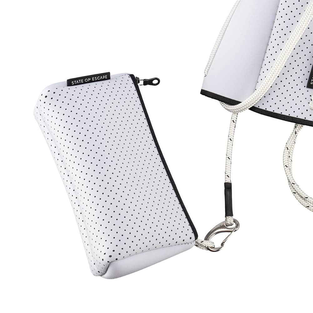 State of Escape Petite Escape Tote Bag, PTESCHFWHT Highlight Fleck White, Lightweight, Fashionable Handbag [Parallel Import]