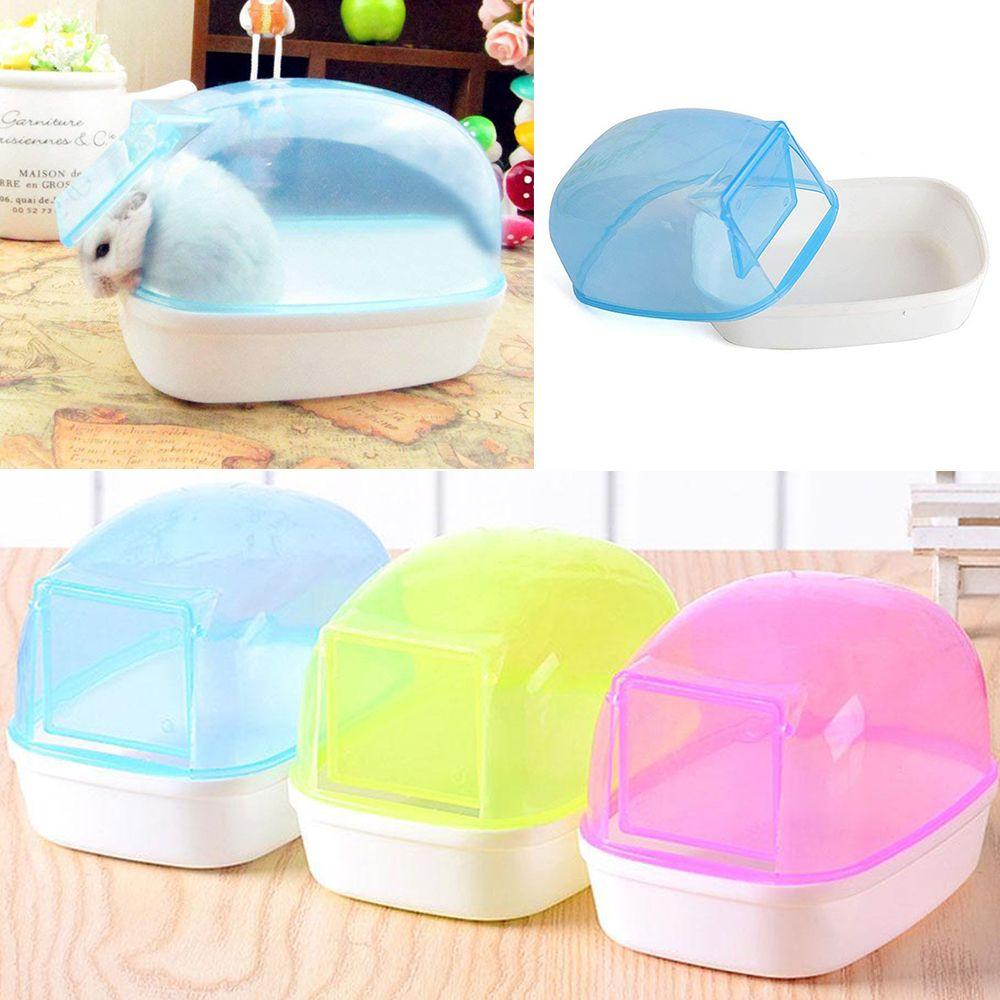 Dust-Free Mini Pet Dustproof Pet Sauna Box Hamster Bathroom Hamster Playing Pet Sand Bathtub