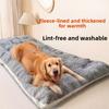 Portable Thickened Dog Bed Mat Super Soft Keep Warm Sleeping Pad Double-Sided Use Pet Mat Winter Use