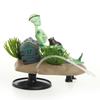 Aquarium Skull Decorations Small Skeleton Ornaments Fish for Tank Landscape Accessories with Air Hose