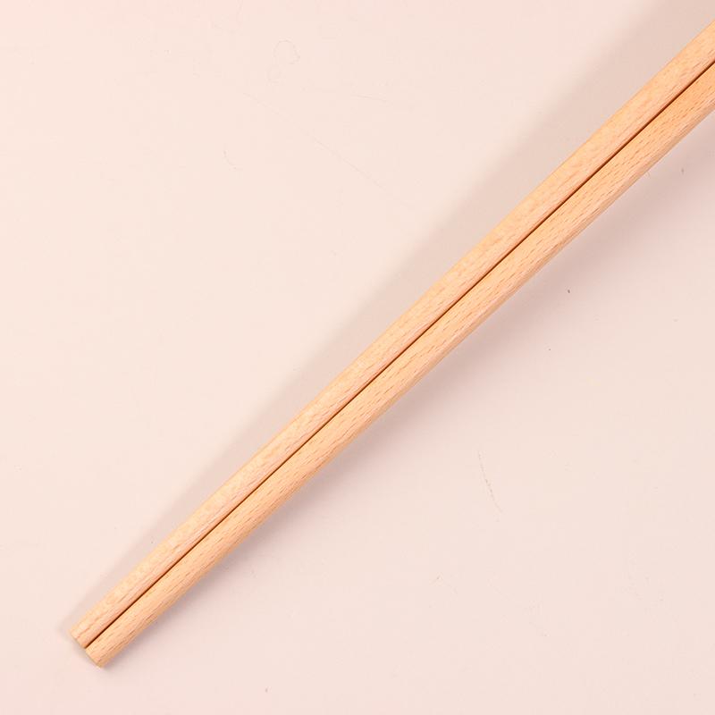 Japanese Extra Long Wooden Chopsticks Polished Beech Wood Fired Food Noodle Anti-Slip Chopsticks Kitchen Cooking Tools
