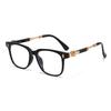 European and American new retro flat glasses women's high-end sense light luxury Sven business square glasses men's anti-blue frames