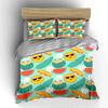 Summer Vibes Tropical Essentials Set Exquisite Three-Piece Bedding Set Gift For Kids And Adults