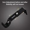 2 Pcs Curtain Rod Bracket Hard Adjustable Length Thicken Practical Wide Application Great Hardness Holders for Bedroom