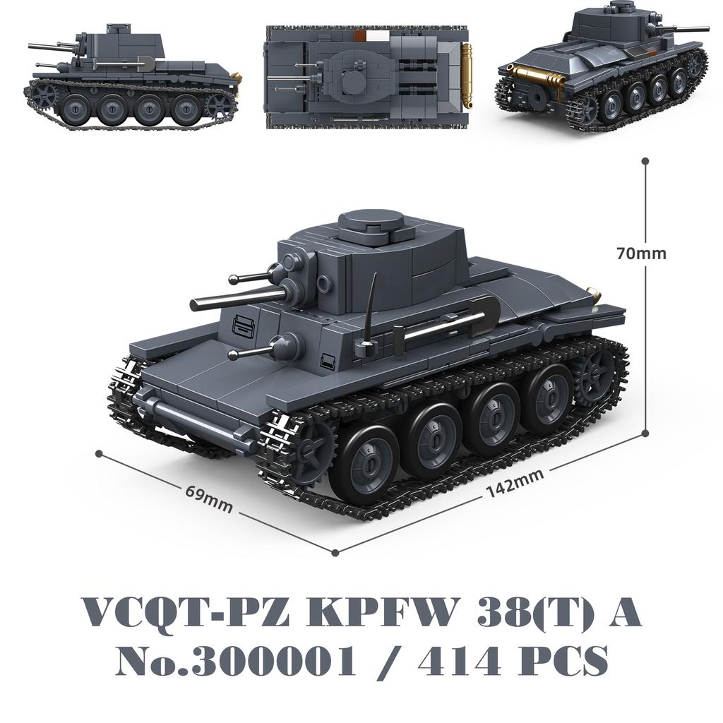 Military Tanks Stuart SdKfz251 PanzerVI Sherman US Army Quan Guan WW2 Soldier Figure Model Building Block Brick Kid Children Toy