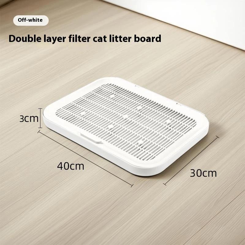 

Double Layer Filter Pad Cat Litter Catcher With Filter Function Non Slip Large Size Double Layer Senior Filter Pad Pet Supplies A3