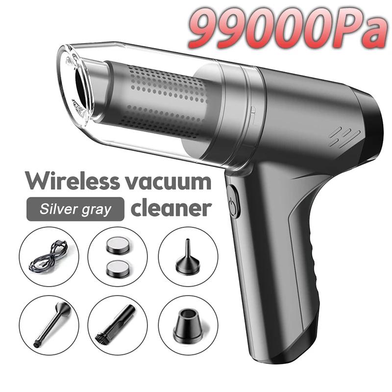 Nový automobilový vysavač 99000Pa Bezdrátový automobilový vysavač 3 v 1 Ruční vakuová pumpa Přenosná bezdrátová Výkonná pro domácí auto