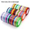 22 Meters/Roll 10 Mm Silk Satin Ribbons Christmas Halloween Birthday Party Gift Wrapping Ribbons Diy Handmade Crafts Material
