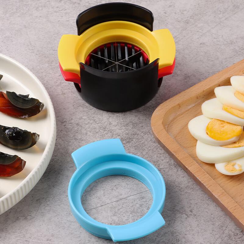 BJ Egg Cutter Three-In Multifunctional Egg Slicer, Peeling Tool, Separator, And Egg Cutting Device