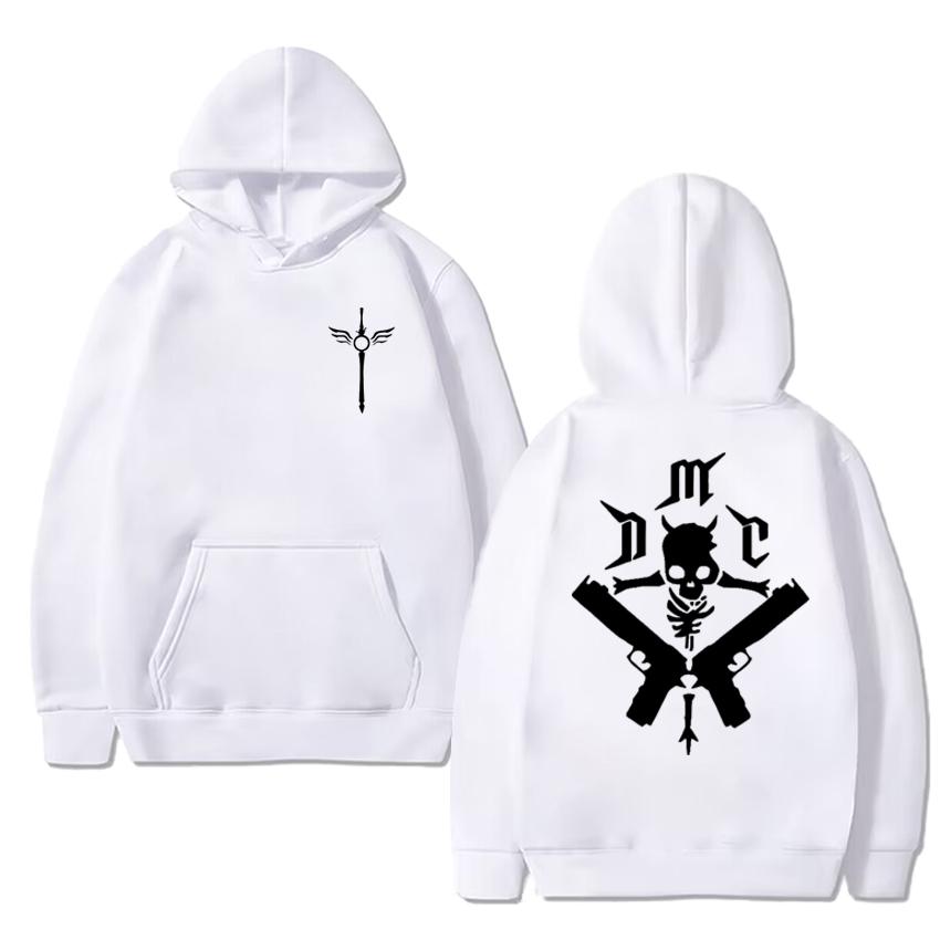 2025 New in Devil May Cry Game Double Sided Printed Streetwear Autumn Winter Unisex Vintage Hoodie Men Women Cotton Pullovers