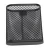 Wall Mounted Pen Holder Desk Rack Mesh Pencil Marker Organizer with Metal Hook for Office