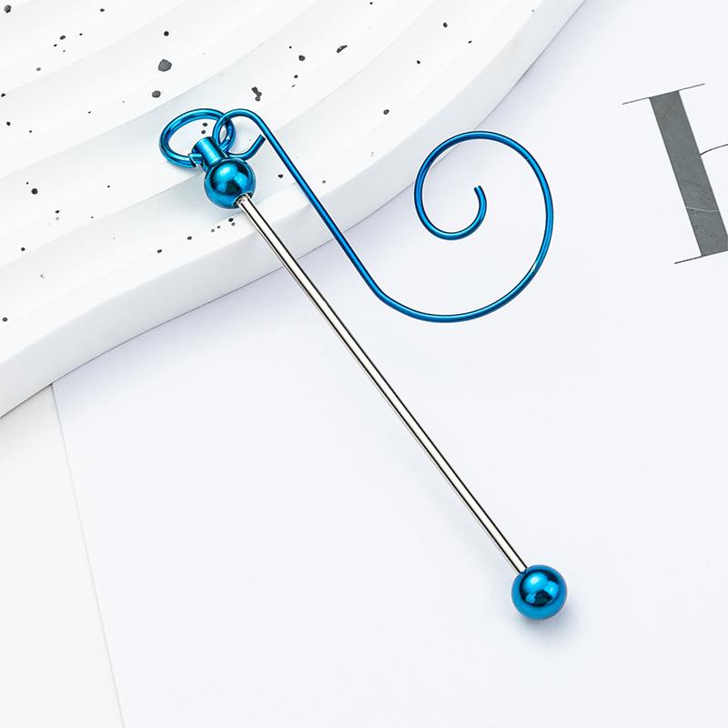 Beadable Metal Christmas Hangers For Crafting And Tree Decoration Colorful Hanging Hook Craft Accessories