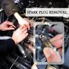 16mm 5/8" Spark Plug Socket with 3/8" Drive,12 Points Magnetic Spark Plug Tool with Thin Wall Design for Removing Glow Plugs,360° Rotatable Car