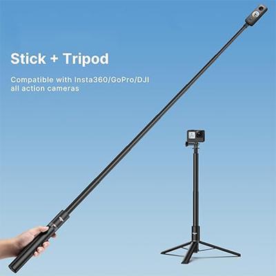 Insta360 X4 X3 X2 GoPro Kamera için Bullet Time El Tutacağı Dönen Tripod 360 Derece Seyahat Titreme Önleyici Spor Kamera Aksesuarları
