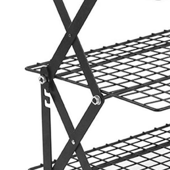 Skládací stojan, 4vrstvý chladicí stojan, nepřilnavý povlak, silná nosnost, snadno se deformuje, skládací držák na koření, úložný stojan