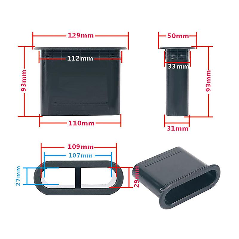 Speaker Port Tube Bass Vent Ventilation Inverted Tube Subwoofer Woofer Reduces Unwanted Noiseaudio Repair Accessory
