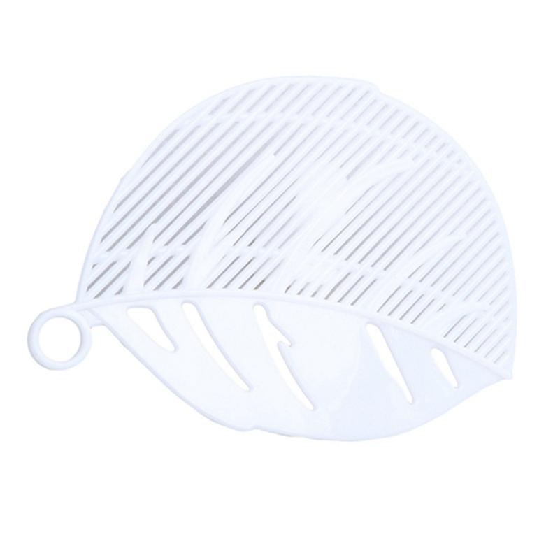 

Прочная чистая форма листа, сито для мытья риса, фасоль, горох, кухонные зажимы, инструменты белый