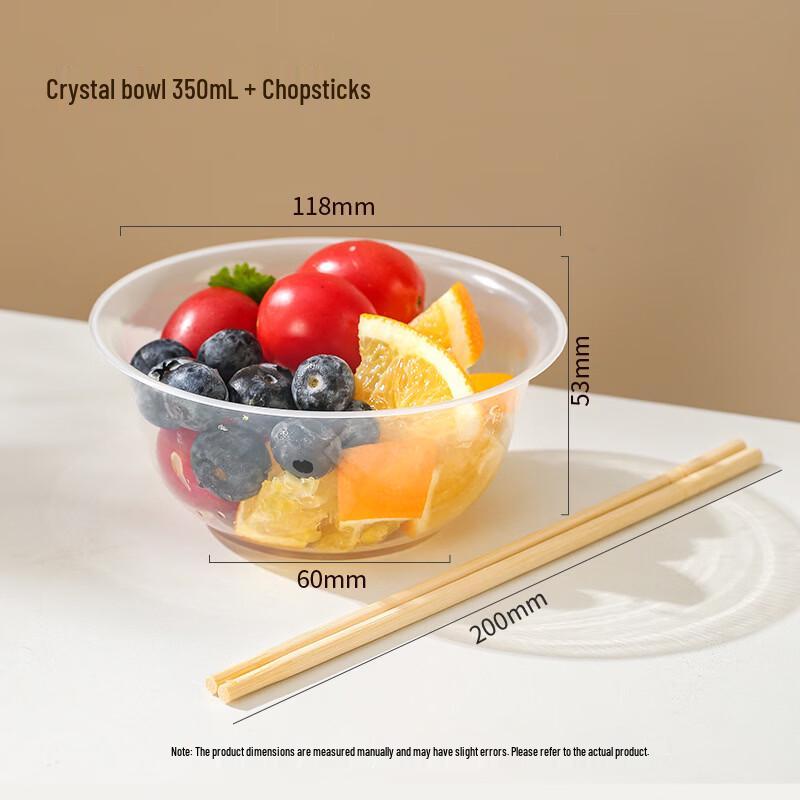Disposable Plastic Bowl & Chopstick Set