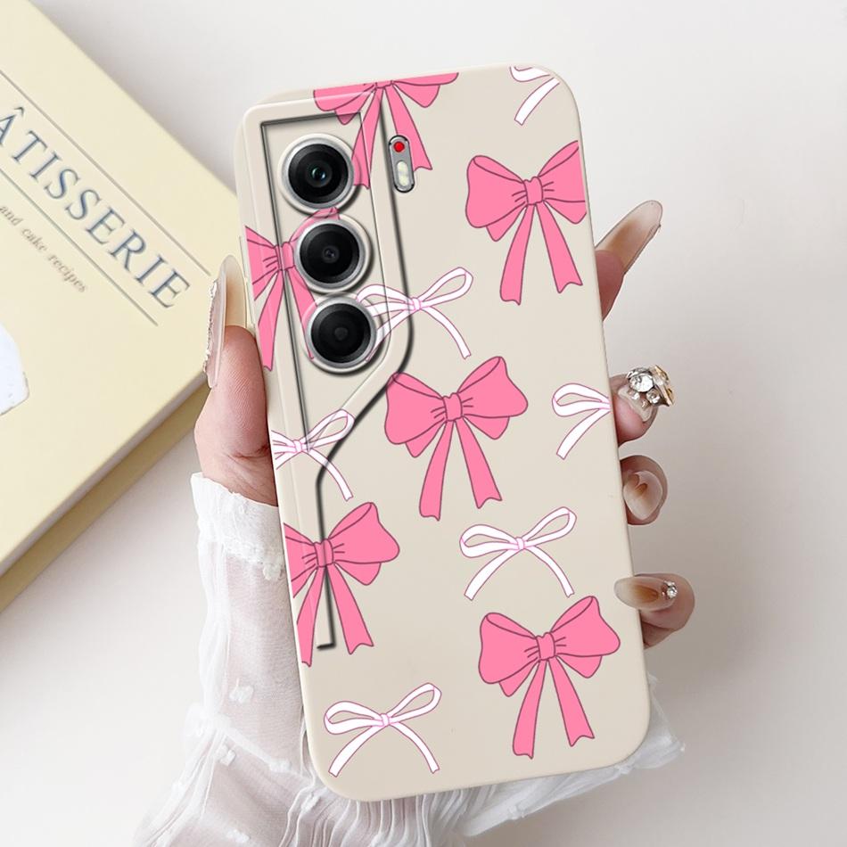 For Tecno Camon 40 Pro 4G Camon40 CM5 CM6 Elegant Butterfly Floral Phone Case For Camon 40 40Pro 4G Soft Silicone Cases Bumpers