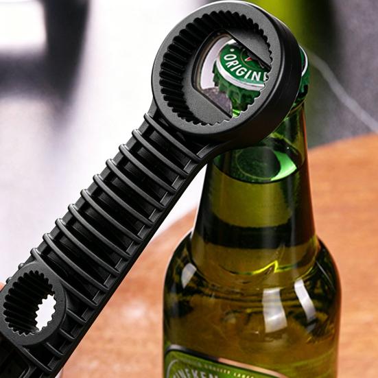 4-in-1 Jar Opener, Adjustable Jar Opener, Easy Grip Bottle Opener, Multi-function Lid Remover for Seniors & Arthritis