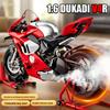 Spray 1:6 Alloy Ducati V4S Racing Motorcycle Model Collection Diecast Motorbike Gift Boyfriend Miniature Voiture Home Decor