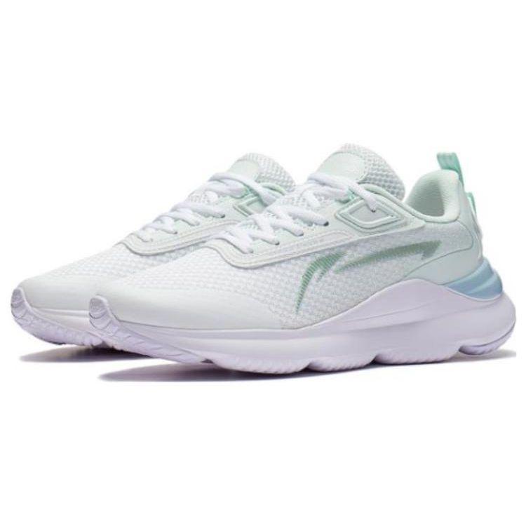 Li-Ning Non-Slip Wear-Resistant Breathable Low-Top Sports Casual Shoes Women Sneakers Cyan AGLS126-4