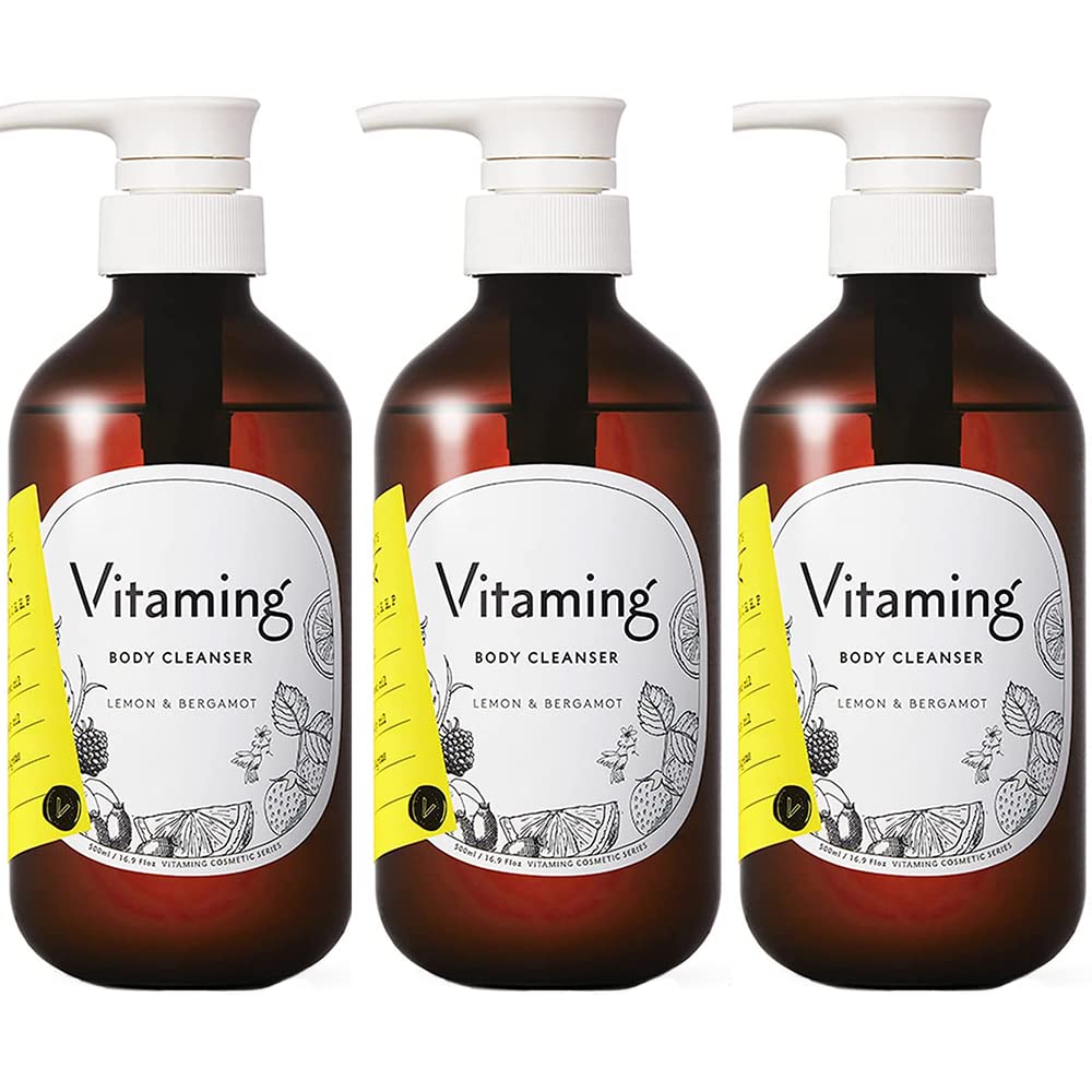 

Vitaming Refreshing Body Soap 500ml Lemon Bergamot Scent of [Bulk Purchase] & (Set 3)