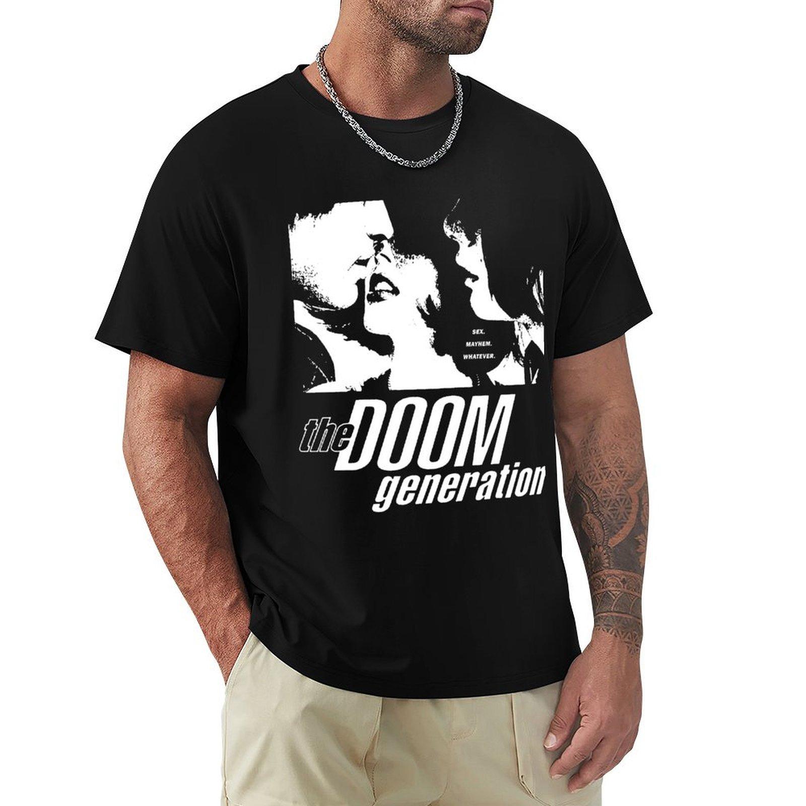 

The Doom Generation T-Shirt graphic t shirt vintage summer tops Luxury man anime shirts men 4XL