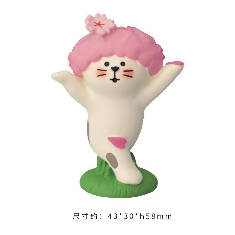Cute Cat Refrigerator Sticker Grocery Zakka Bread Coffee Shop Decorative Gift Magnetic High Value Refrigerator Jewelry