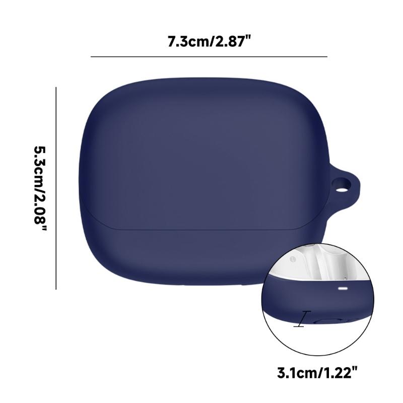 Compatible for Baseus-Bowie M2s Earphone Cover-Shell Shockproof Anti-scratch Soft Sleeve Washable Housing Dustproof Case