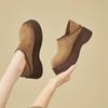 New Autumn Suede Muffin Women's Platform Single Shoes Increase Height and Match Fashion Women's Shoes