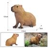 1 Pièce Jouet Simulation Modèle Animal Sauvage Simulation Capybara Décoration de Table Modèle Cognitif