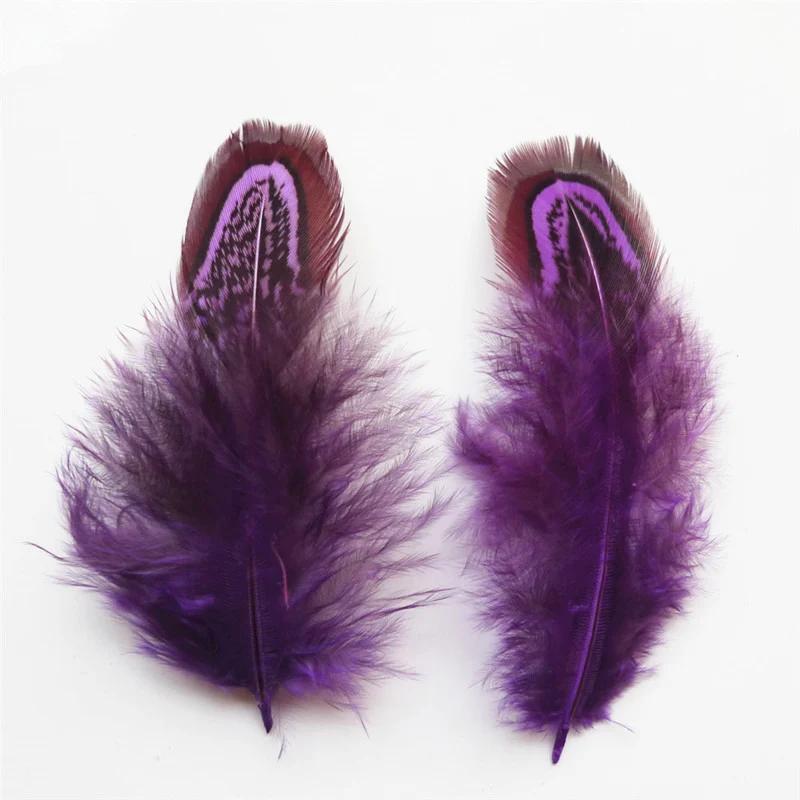Ringneck Pheasant Feathers For Jewelry Making Crafts 4-8Cm/2-3" Feather Decor Wedding Carnaval Decoration Handicraft Accessories