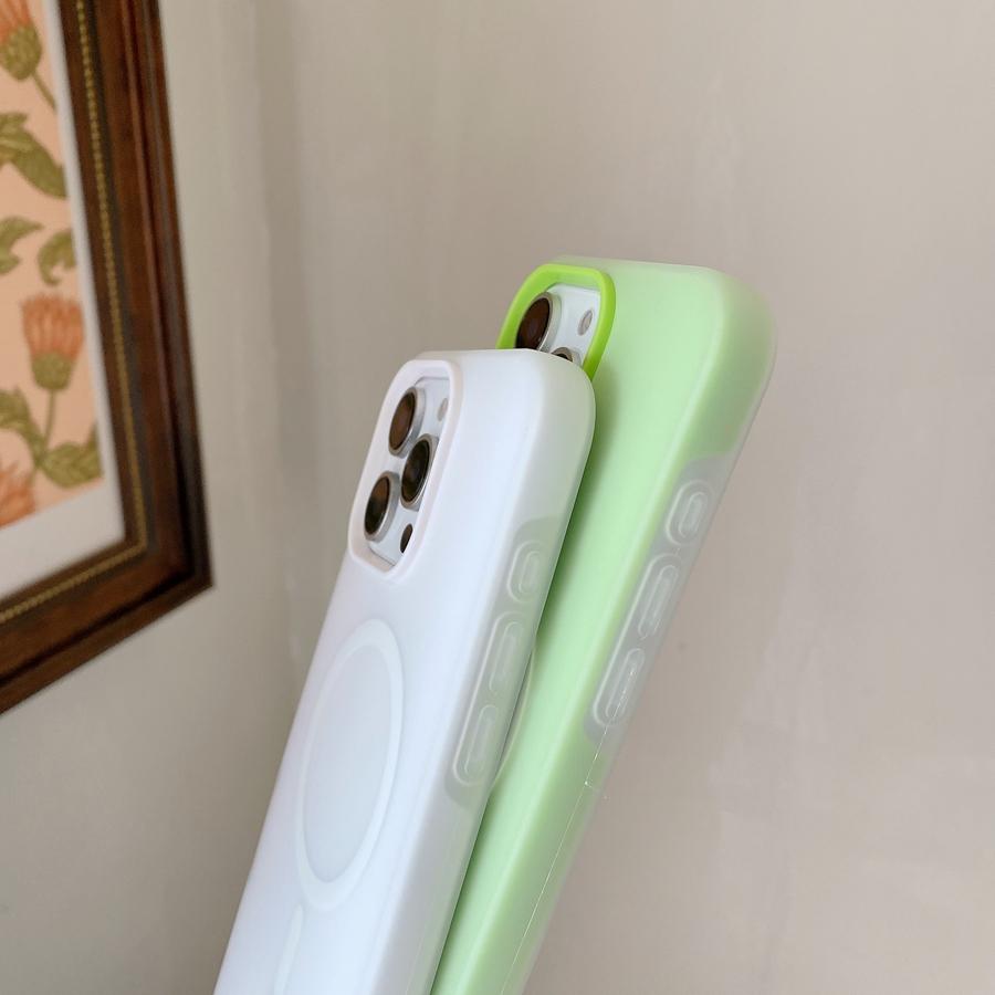 Carcasa magnetică pentru telefon Candy Jelly 2-în-1 actualizată pentru încărcare fără fir pentru iPhone 16 15 14 13 12 11 Apărare cu două straturi Copertă din spate flexibilă, slim fit