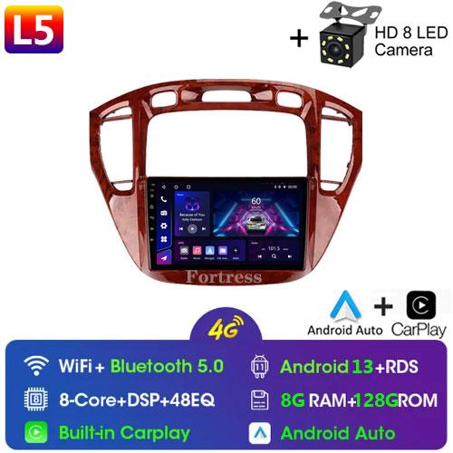 Fortress For Toyota Highlander 1 XU20 2001-2007 Multimedia Video Player Navigation Stereo 2 Din DVD Head Unit Android Car Radio