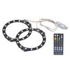 RGB LED Işık Halkası Bluetooth Müzik Senkronizasyonu 400 Efekt 8 Renk LED Şerit Işıklar Uygulama Kontrollü