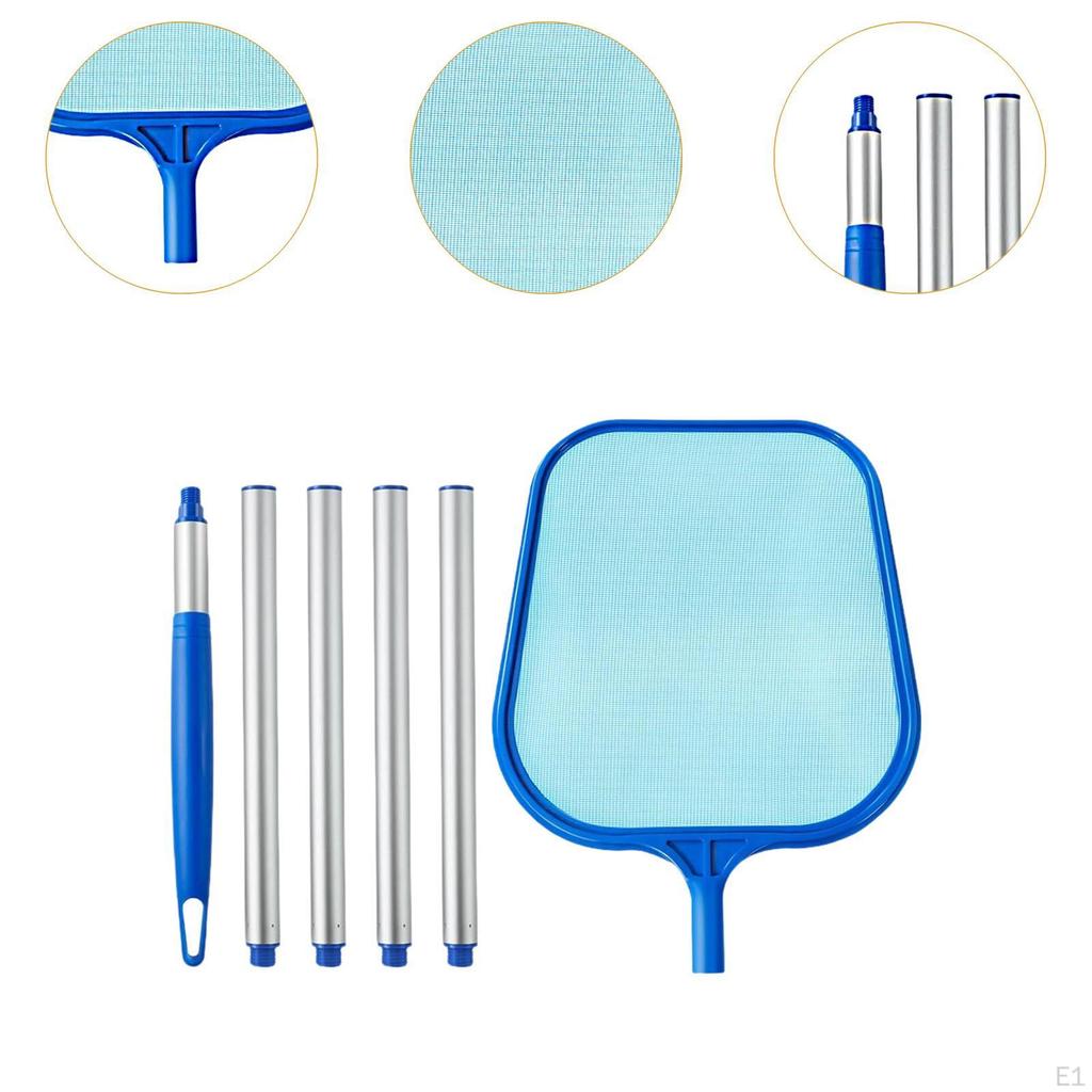 Pool Skimmer Net Fine Mesh Frame Leaf Skim Remove Leaves Debris for SPA Bathtub
