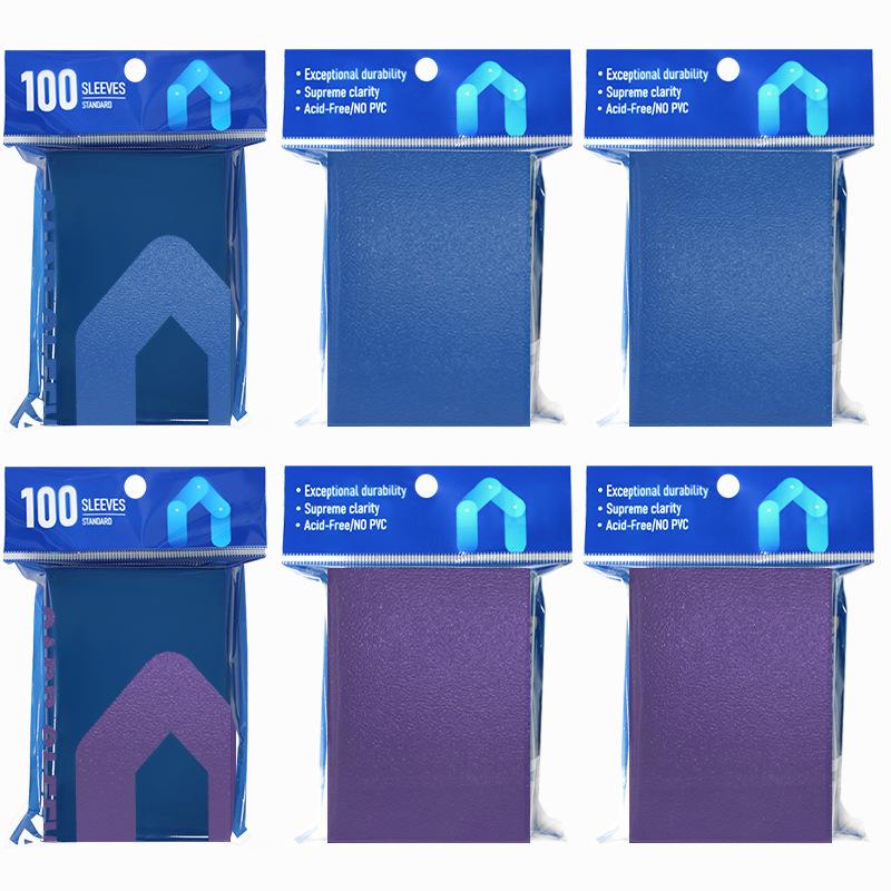 100 ks prémiových obalů na karty Matné obaly na karty Kompatibilní s Mtg Pokemon Trading Cards a Sport Standardní velikost deskové hry