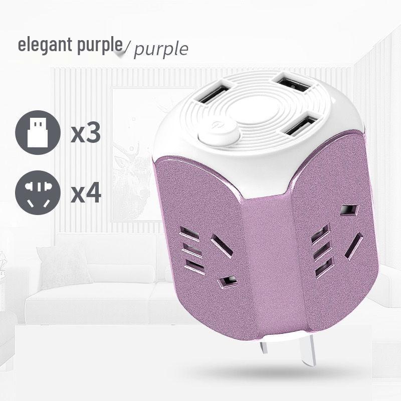 Szybka ładowarka USB kostka konwerter: Wielofunkcyjna Mini Listwa Zasilająca i Adapter Wtyczki