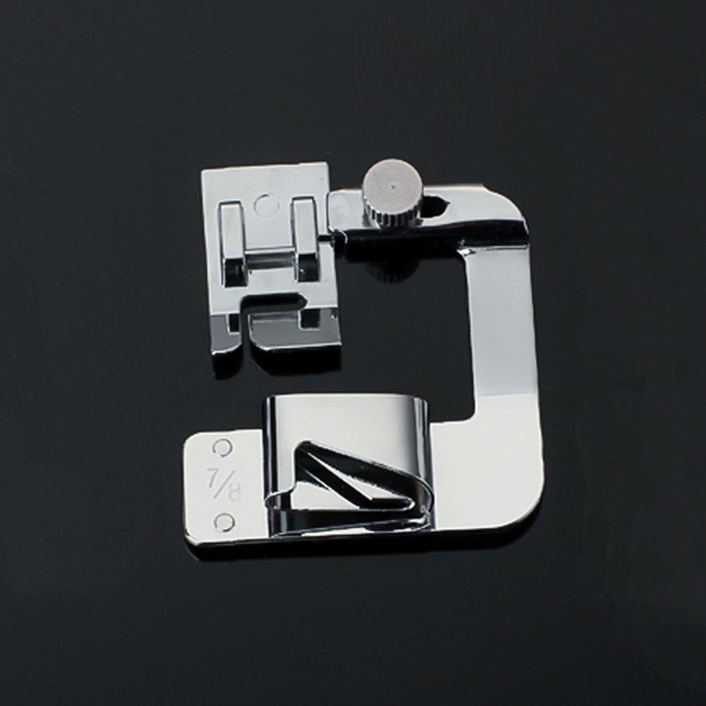 

7/8 Wide Rolled Hem Pressure Foot Sewing Machine Presser Foot Hemmer Foot Compatible for Brother Singer Low Shank Sewing Machine